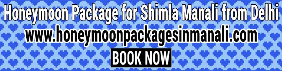 Book Honeymoon Package for Shimla Manali from Delhi