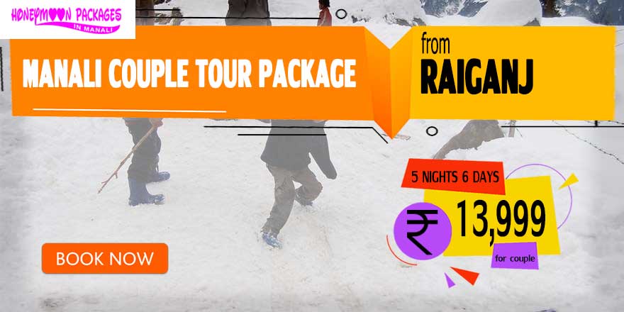 Manali couple tour package from Raiganj