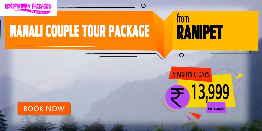 Manali couple tour package from Ranipet