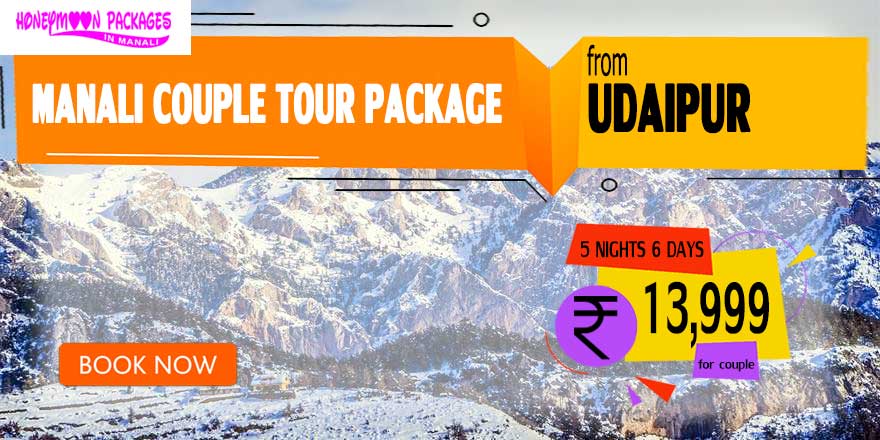 Manali couple tour package from Udaipur