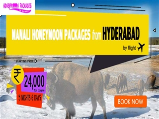 Manali tour packages from Hyderabad